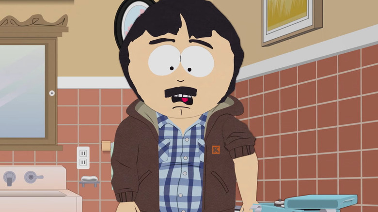 Randy Marsh fixing a toilet