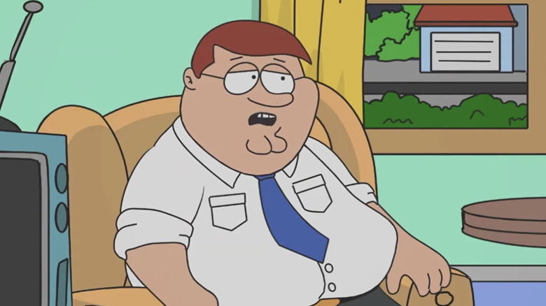 A parody Peter Griffin on South Park