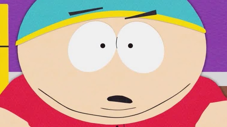 Cartman raises eyebrow