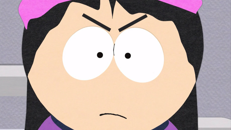 Wendy staring down Cartman