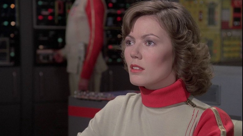 Bullen sits on the bridge in Space:1999