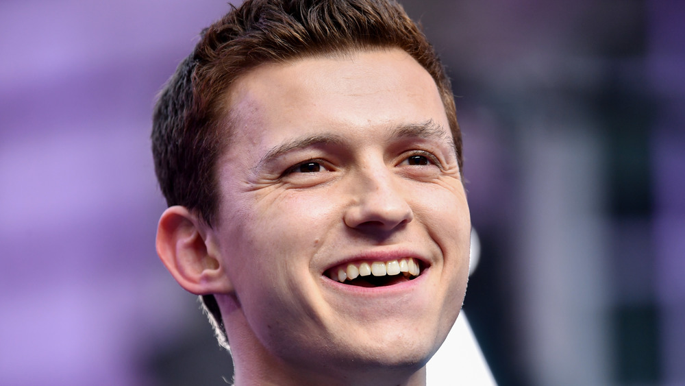 Tom Holland smiling