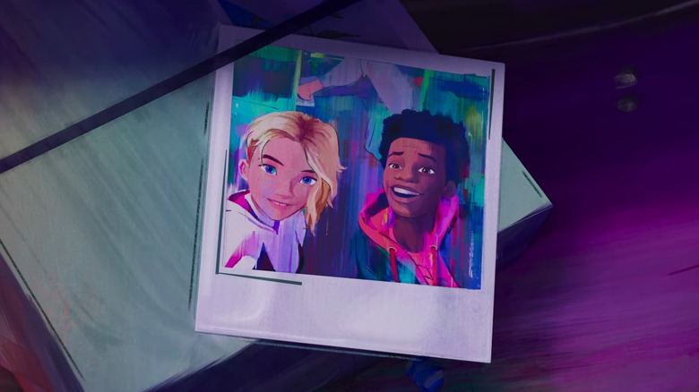 Miles and Gwen smiling