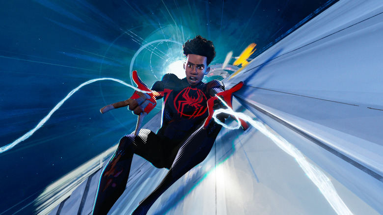 Miles Morales shooting webs