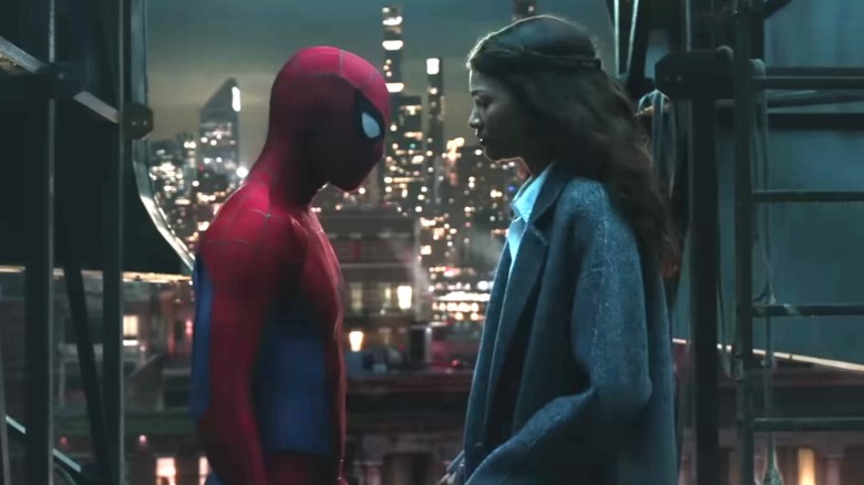 Spider-Man and MJ facing each other in Spider-Man: Brand New Day