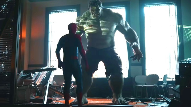 The Hulk facing Spider-Man in Spider-Man: Brand New Day