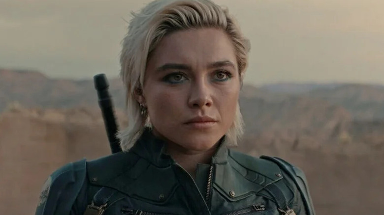 Yelena Belova looking concerned in Thunderbolts