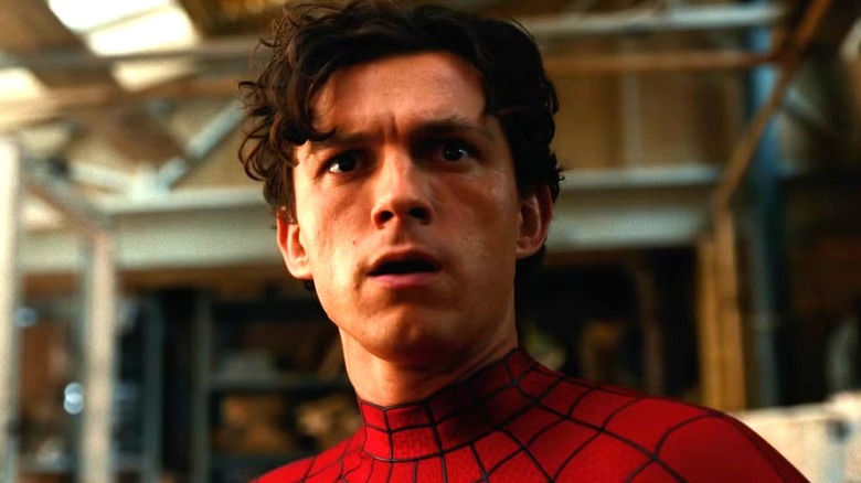 Peter Parker with his mask off in Spider-Man: Brand New Day (2026)