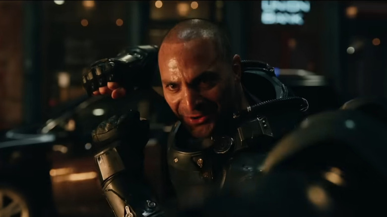 Scorpion with a fist raised in "Spider-Man: Brand New Day"