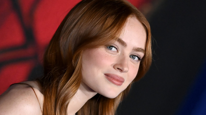 Sadie Sink looking mysterious