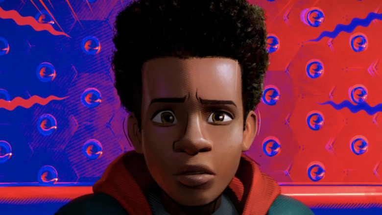 Miles Morales Spidey sense animated