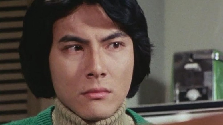 Spider-Man out of costume in the Japanese series Spider-Man (1978)