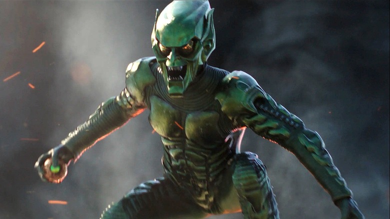 Green Goblin on glider