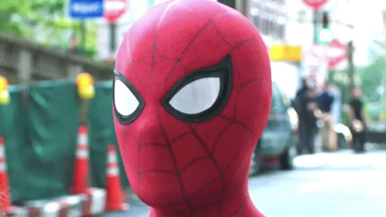 Spider-Man masked face