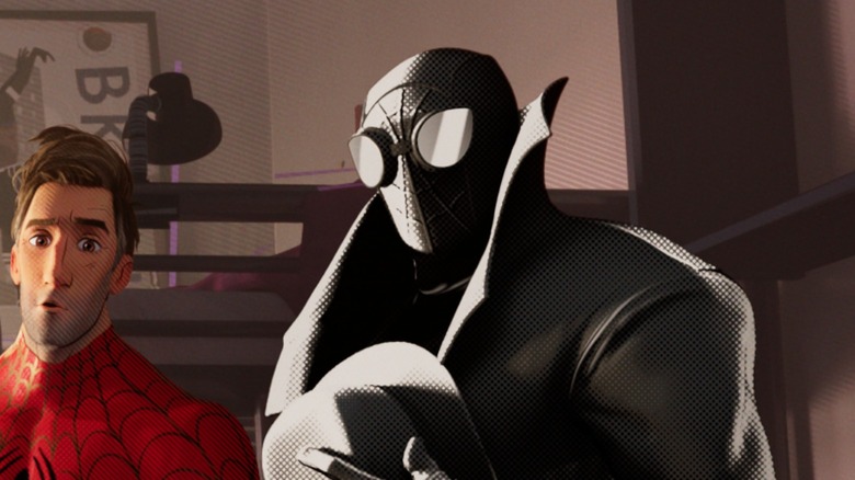 Spider-Man Noir, hat off