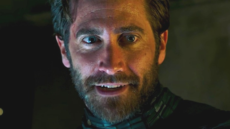 Mysterio smiling