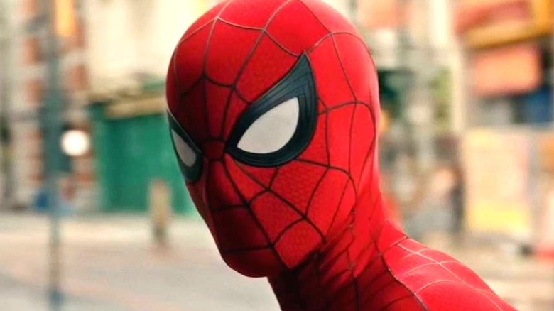 Spider-Man on the street