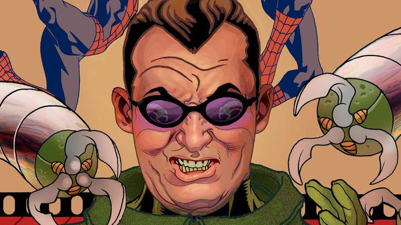 Doctor Octopus grinning cruelly