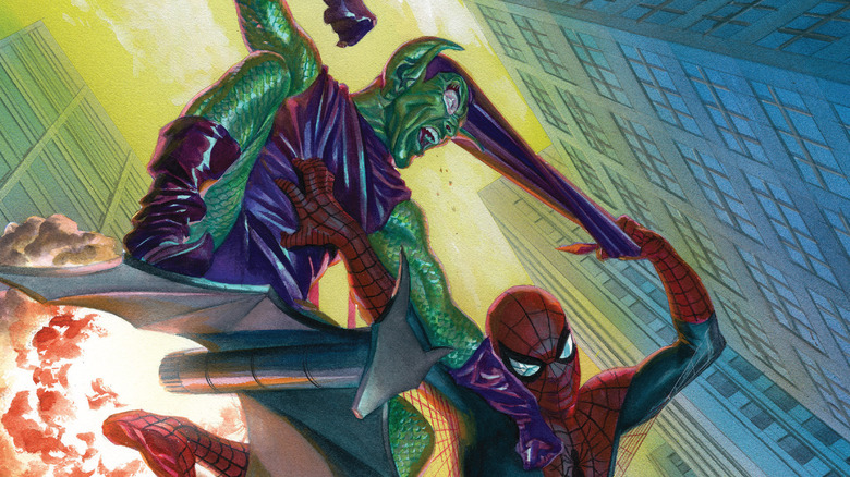 the Green Goblin versus Spider-Man