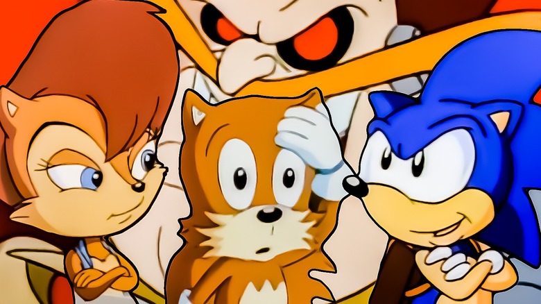 Sally Acorn, Tails, Sonic