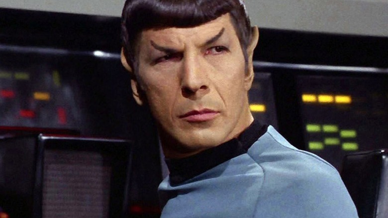 Spock looking thoughtful on Star Trek: The Original Series