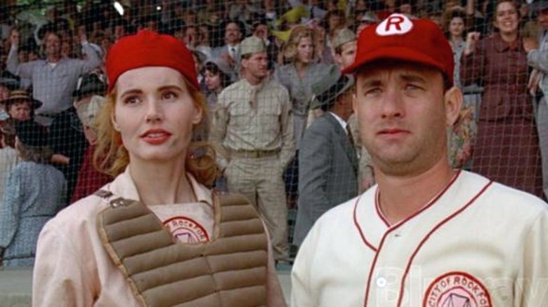 Dottie Hinson Jimmy Dugan baseball uniforms