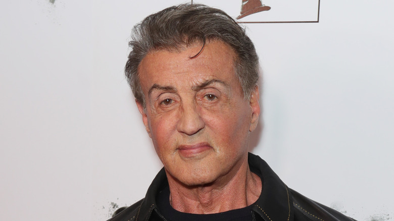 Sylvester Stallone smiling