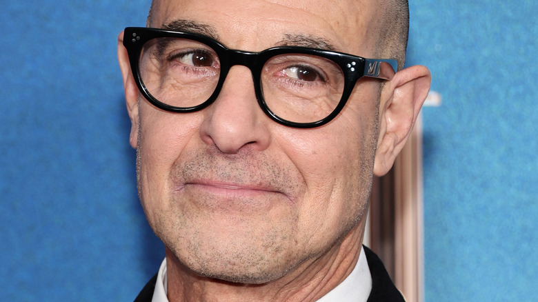 Stanley Tucci looking
