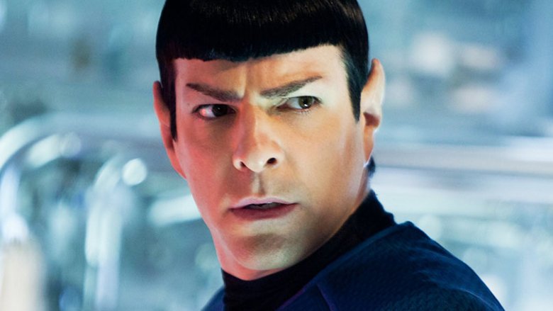 Zachary Quinto as Spock in Star Trek Into Darkness