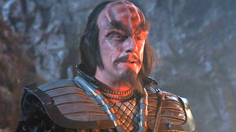 Commander Kruge looking determined in Star Trek III: The Search for Spock