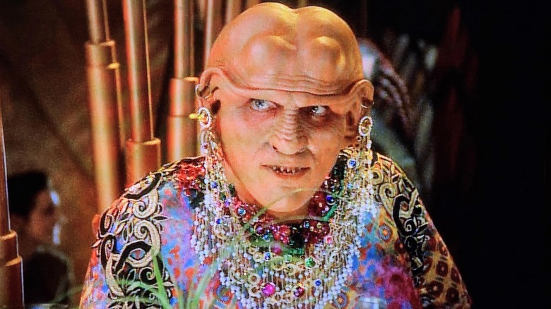 Quark posing as a woman on Star Trek: Deep Space Nine