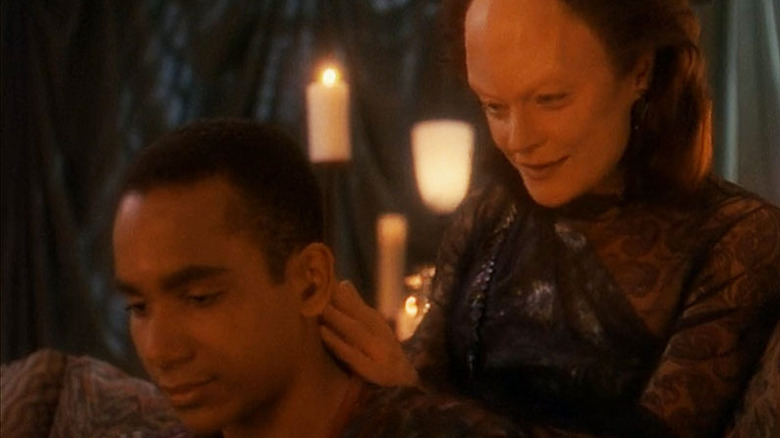 Onaya treating Jake Sisko on Star Trek: Deep Space Nine