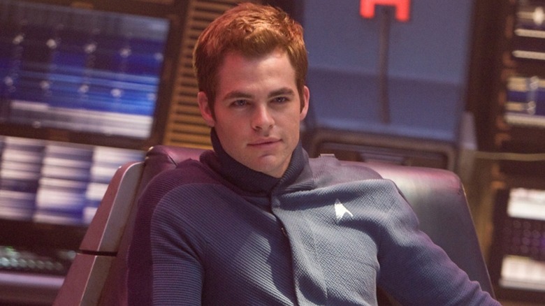 Kirk smirking in Star Trek (2009)