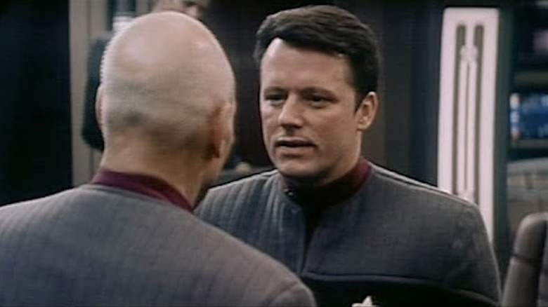 Madden approaches Picard in Star Trek: Nemesis