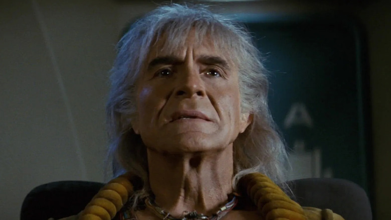 Khan looking stoic in in Star Trek II: The Wrath of Khan