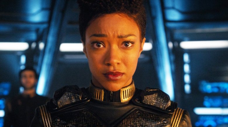 Sonequa Martin-Green as Michael Burnham on Star Trek: Discovery