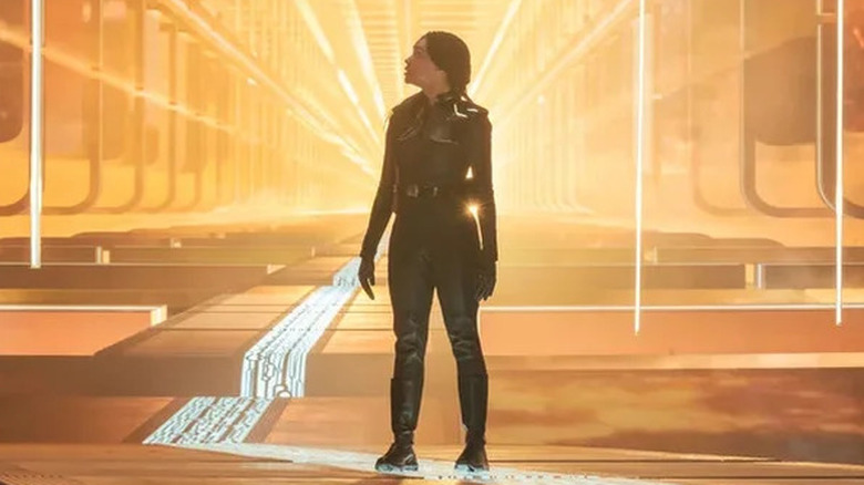 Michael Burnham standing in a brightly-lit space on Star Trek: Discovery