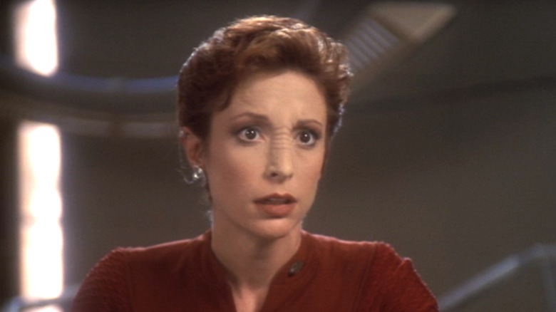 Major Kira on Star Trek Deep Space Nine