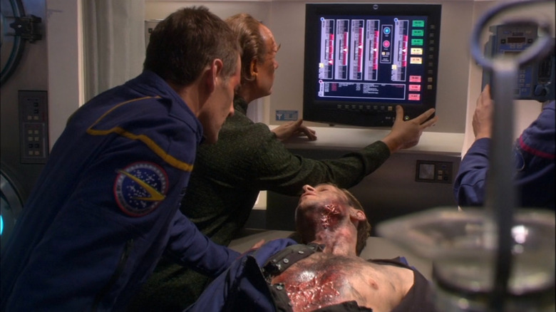 Connor Trinneer and Jonathan Frakes