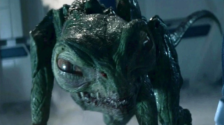 A Gorn Hatchling prepares to attack in Star Trek: Strange New Worlds
