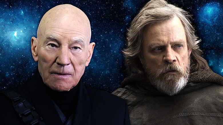 Jean-Luc Picard and Luke Skywalker
