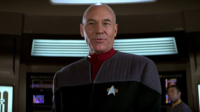 Picard aboard the Enterprise