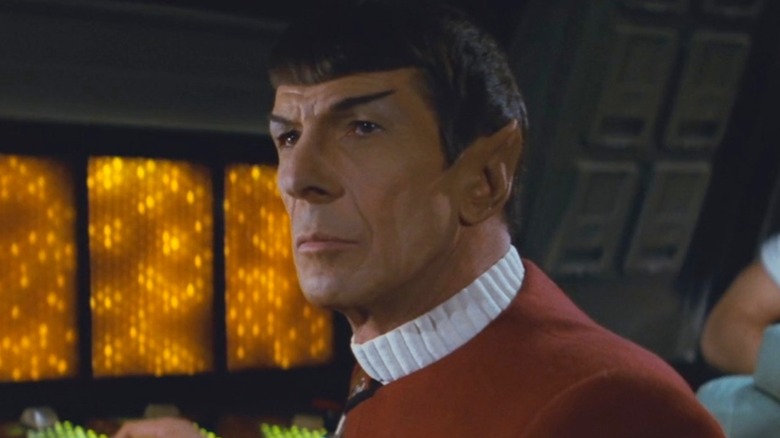 Spock by a panel