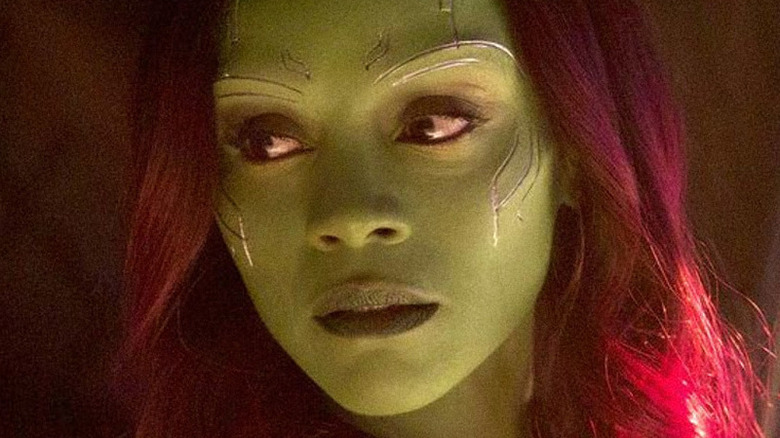 Gamora looking troubled