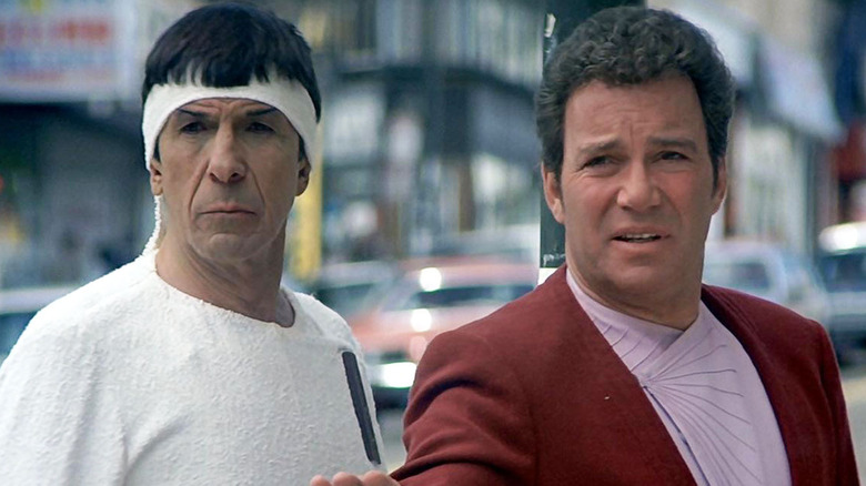 Spock and Kirk on street