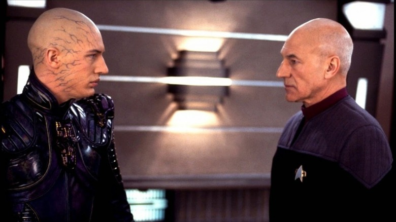 Picard meeting with Shinzon in "Star Trek: Nemesis"