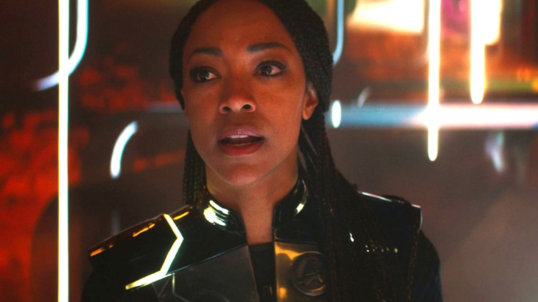 Michael Bunham in the space between portals on "Star Trek Discovery" (2017-2024)