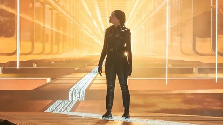 Michael Burnham standing in a brightly lit space on "Star Trek: Discovery"