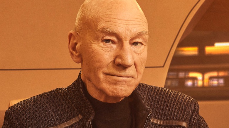 Jean-Luc Picard smirking