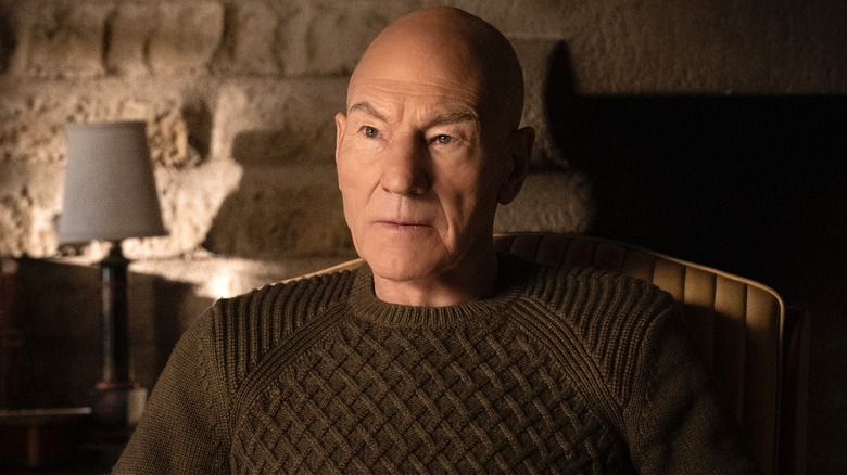 Picard sitting in a cozy room in Star Trek: Picard (2020)
